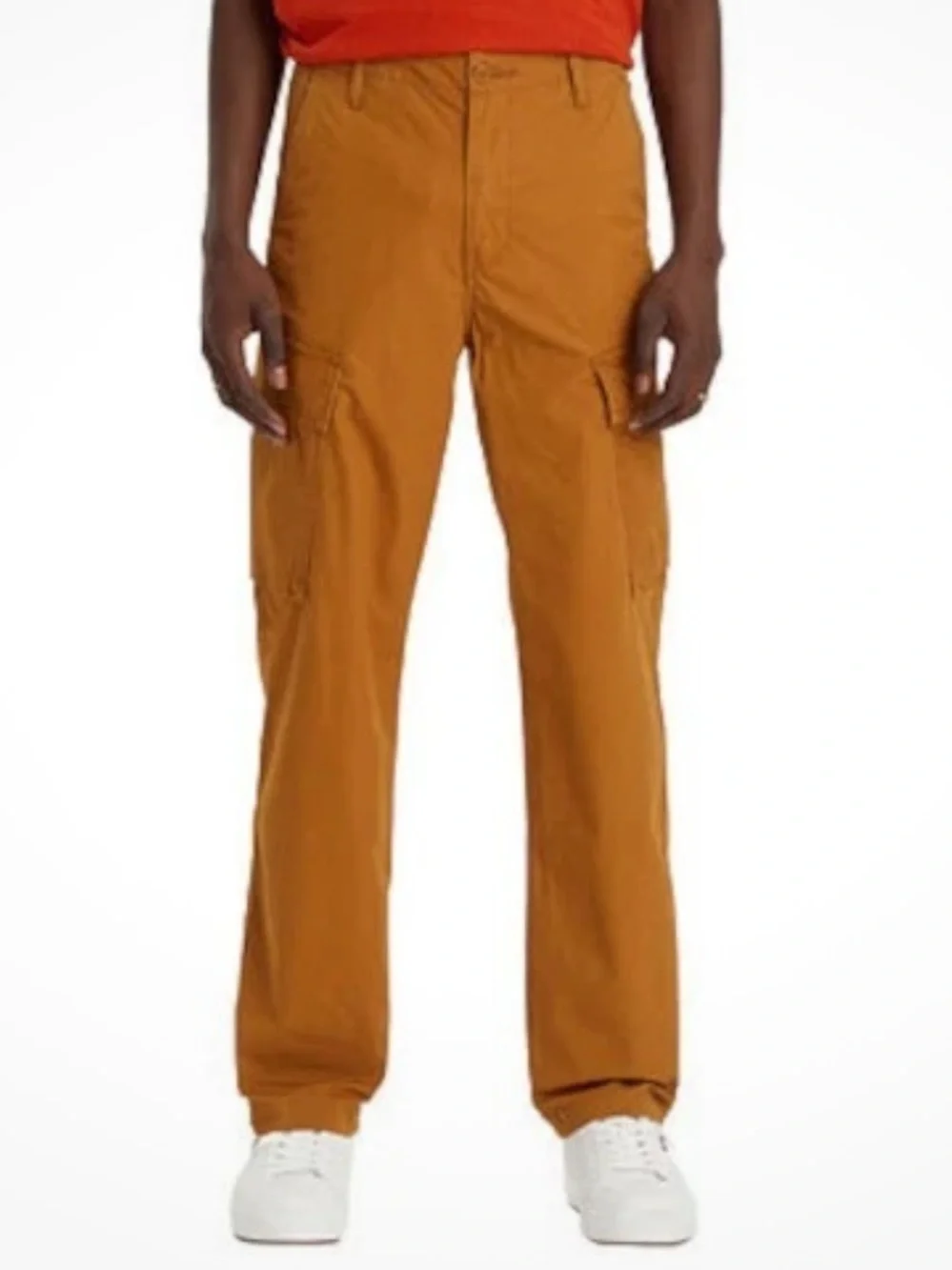 Levi’s Men Size 32x32 Brown Stretch Casual Chino XX Cargo Taper Pants NWT